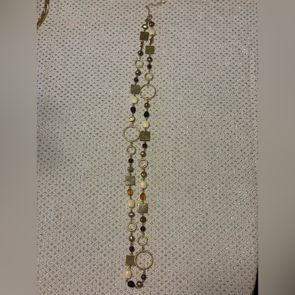 Brown 36” necklace